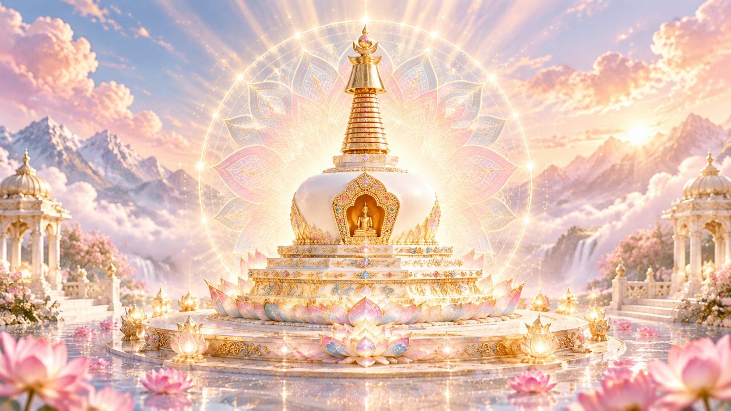 Sacred stupa of the Temple Complex